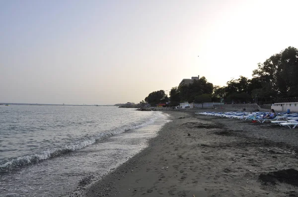 Hermosa Playa Limassol Chipre — Foto de Stock