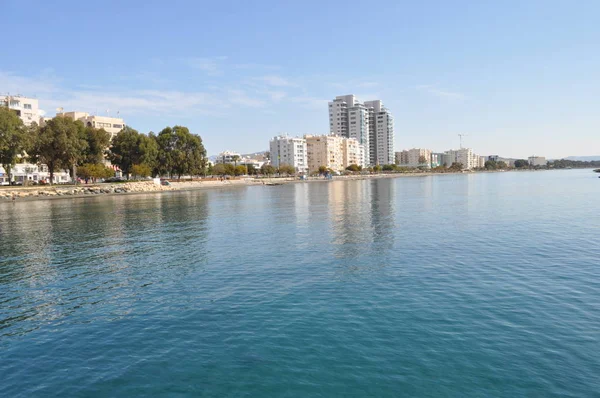 Het Strand Van Limassol Cyprus — Stockfoto