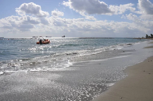 Hermosa Playa Limassol Chipre — Foto de Stock