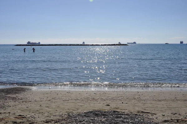 Kıbrıs'ta güzel Limasol Beach