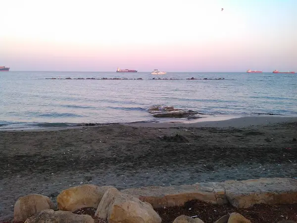 Kıbrıs'ta güzel Limasol Beach