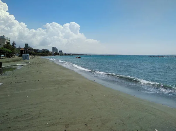 Het Strand Van Limassol Cyprus — Stockfoto