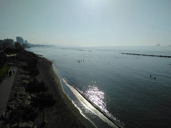 Kıbrıs'ta güzel Limasol Beach