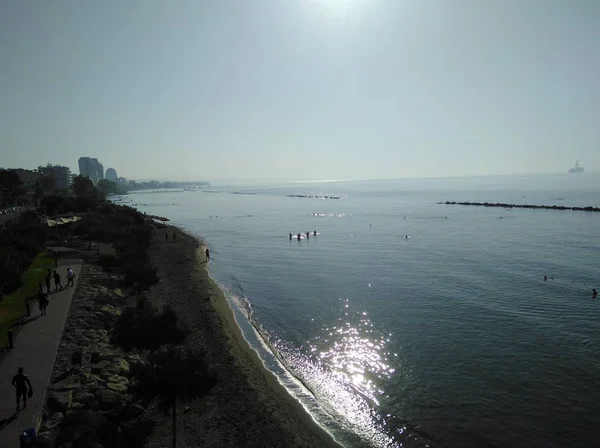 Kıbrıs'ta güzel Limasol Beach