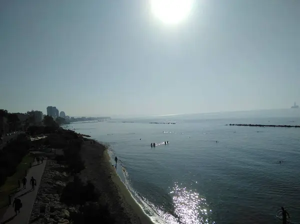 Pantai Limassol Yang Indah Siprus — Stok Foto