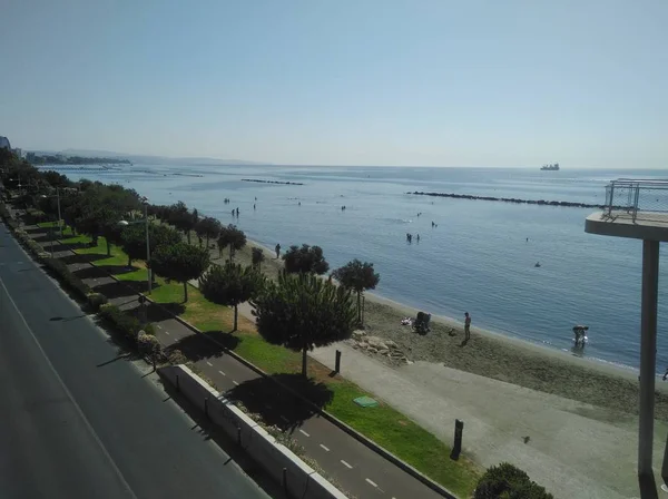 Kıbrıs'ta güzel Limasol Beach