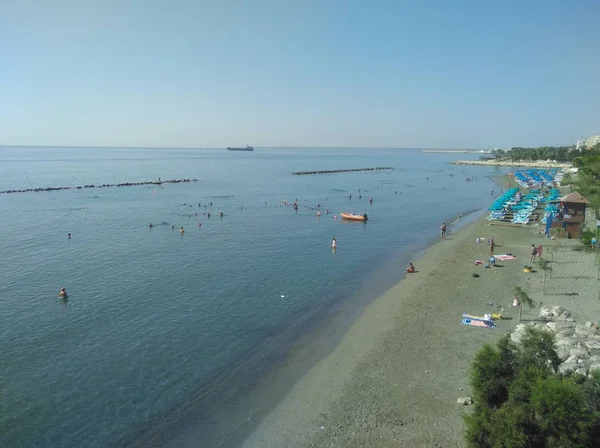 Het Strand Van Limassol Cyprus — Stockfoto