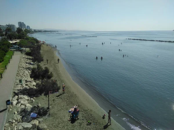 Kıbrıs'ta güzel Limasol Beach