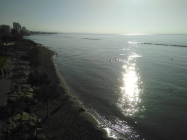Kıbrıs'ta güzel Limasol Beach