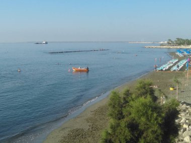 Kıbrıs'ta güzel Limasol Beach