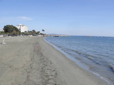 Kıbrıs'ta güzel Limasol Beach