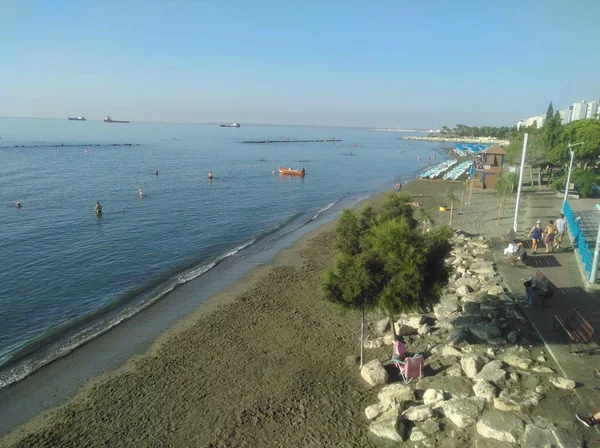 Kıbrıs'ta güzel Limasol Beach