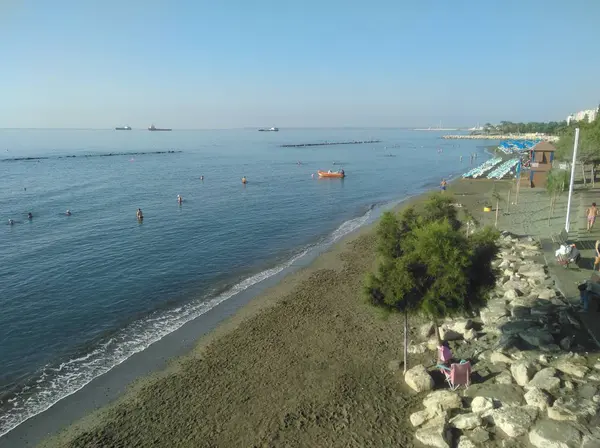 Kıbrıs'ta güzel Limasol Beach