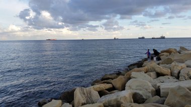 Kıbrıs'ta güzel Limasol Molos