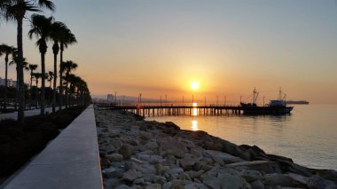 Kıbrıs'ta güzel Limasol Molos