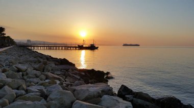 Kıbrıs'ta güzel Limasol Molos