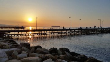 Kıbrıs'ta güzel Limasol Molos