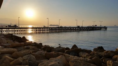 Kıbrıs'ta güzel Limasol Molos