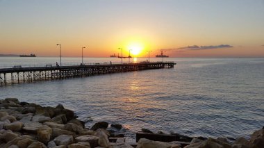 Kıbrıs'ta güzel Limasol Molos