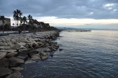 Kıbrıs'ta güzel Limasol Molos
