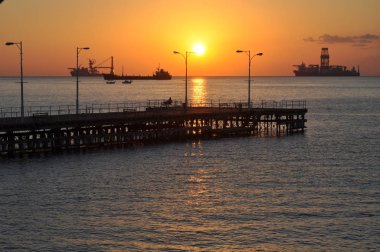 Kıbrıs'ta güzel Limasol Molos