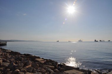 Kıbrıs'ta güzel Limasol Molos