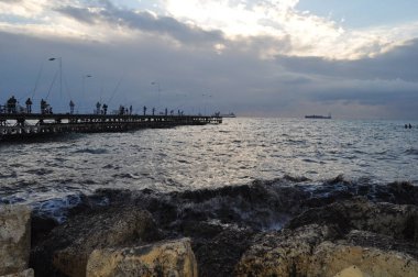 Kıbrıs'ta güzel Limasol Molos