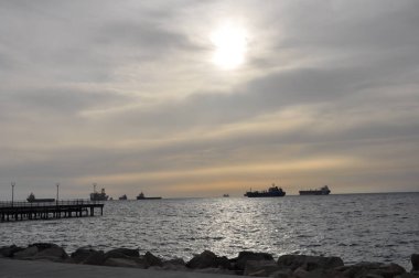 Kıbrıs'ta güzel Limasol Molos