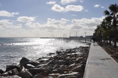 Kıbrıs'ta güzel Limasol Molos