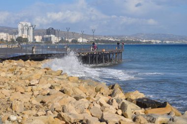 Kıbrıs'ta güzel Limasol Molos