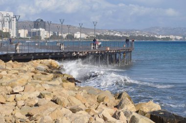 Kıbrıs'ta güzel Limasol Molos