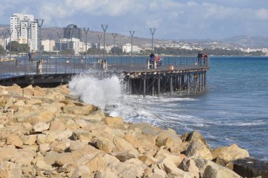 Kıbrıs'ta güzel Limasol Molos