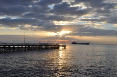 Kıbrıs'ta güzel Limasol Molos