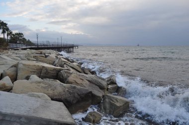 Kıbrıs'ta güzel Limasol Molos