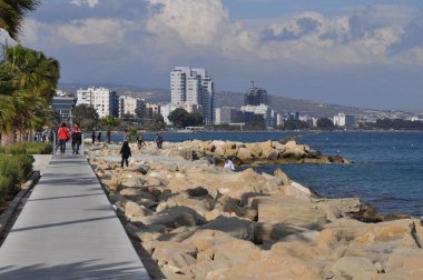 Kıbrıs'ta güzel Limasol Molos