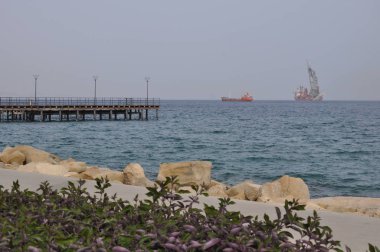 Kıbrıs'ta güzel Limasol Molos