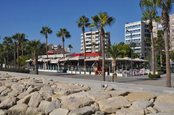 Die Schönen Limassol Molos Zypern — Stockfoto