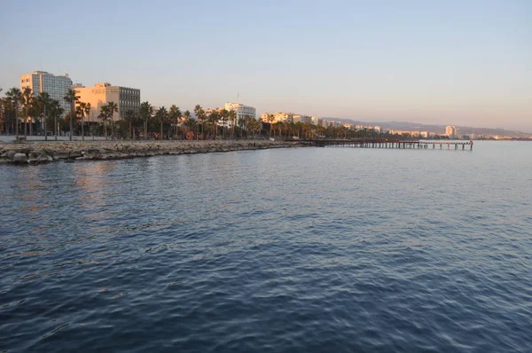 Prachtige Limassol Molos Cyprus — Stockfoto