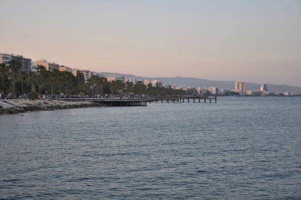 Prachtige Limassol Molos Cyprus — Stockfoto