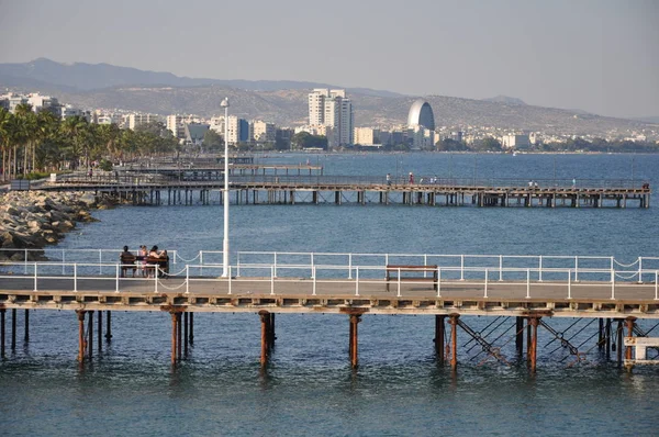 Prachtige Limassol Molos Cyprus — Stockfoto