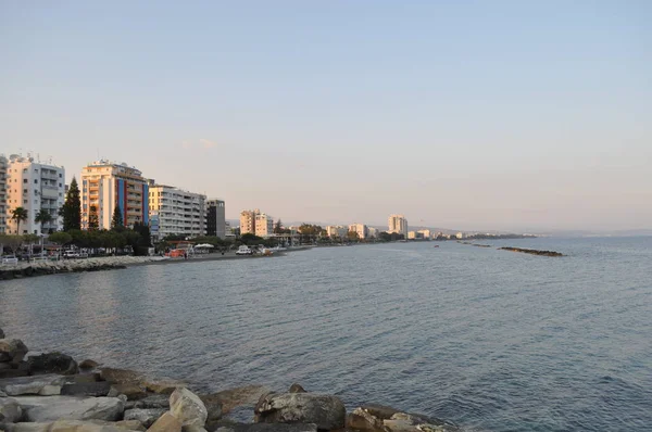 Den Vackra Limassol Molos Cypern — Stockfoto