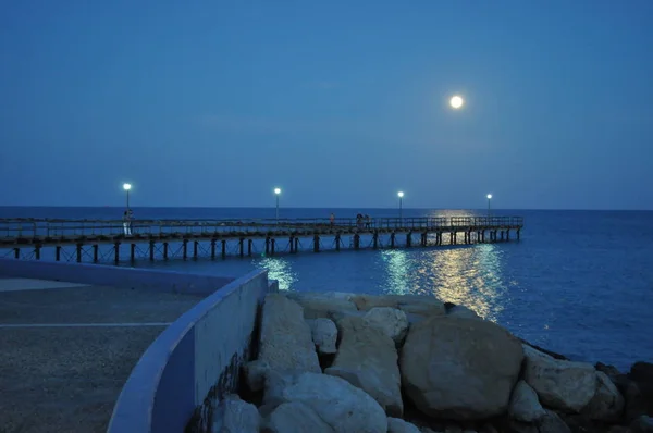 Nuit Limassol Enaerios Chypre — Photo