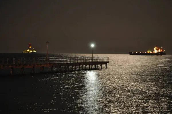 Limassol Enaerios Night Cyprus — Stock Photo, Image