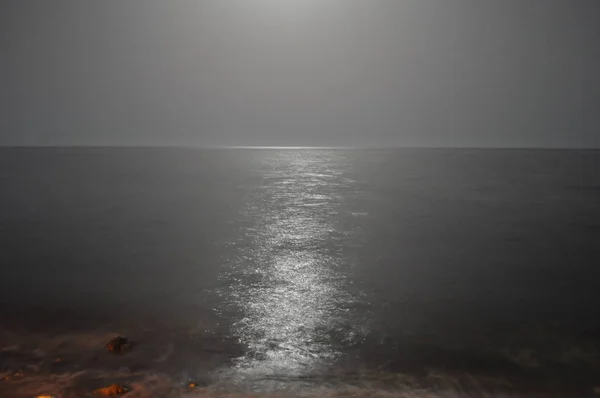 Beautiful Night Amathus Beach Limassol Cyprus — Stock Photo, Image