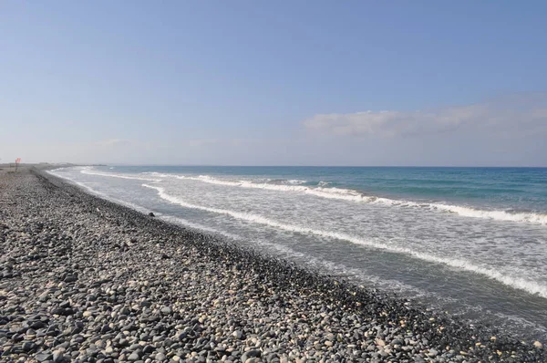 Den Vackra Agios Ermogenis Stranden Limassol Cypern — Stockfoto
