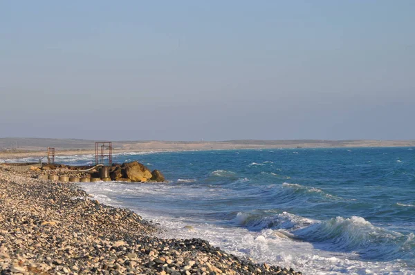 Krásná Ajos Ermogenis Beach Limassol Kypru — Stock fotografie