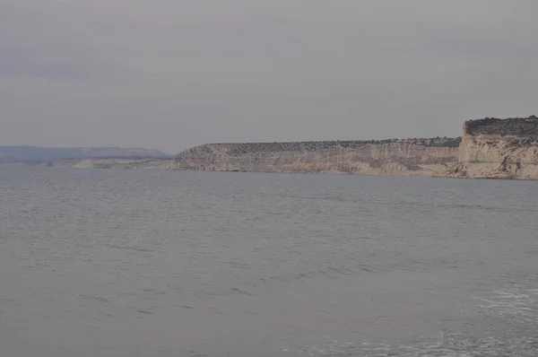 Der Schöne Strand Agios Ermogenis Limassol Auf Zypern — Stockfoto