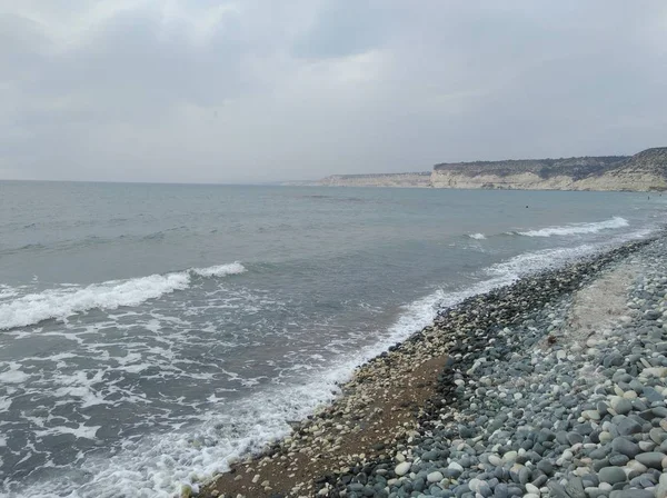 Den Vackra Agios Ermogenis Stranden Limassol Cypern — Stockfoto