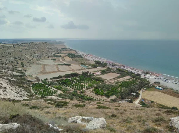 Gyönyörű Agios Ermogenis Beach Limassol Ciprus — Stock Fotó