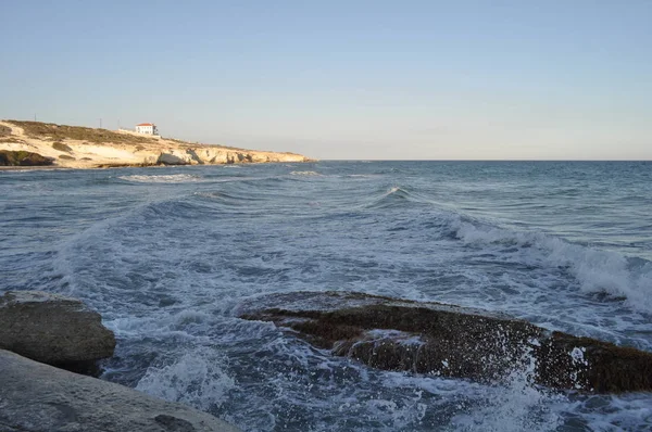 Hermoso Agios Georgios Alamanou Beach Limassol Chipre — Foto de Stock